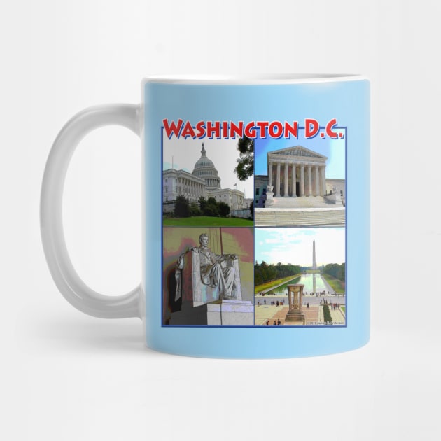 Washington DC Collage by JEAndersonArt